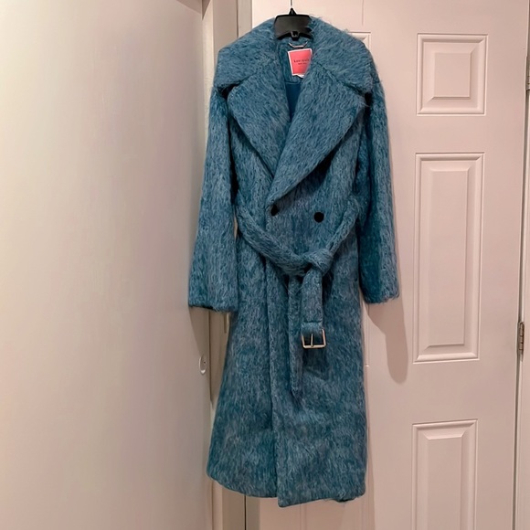 NWT Kate Spade long-haired wool coat - Picture 4 of 6